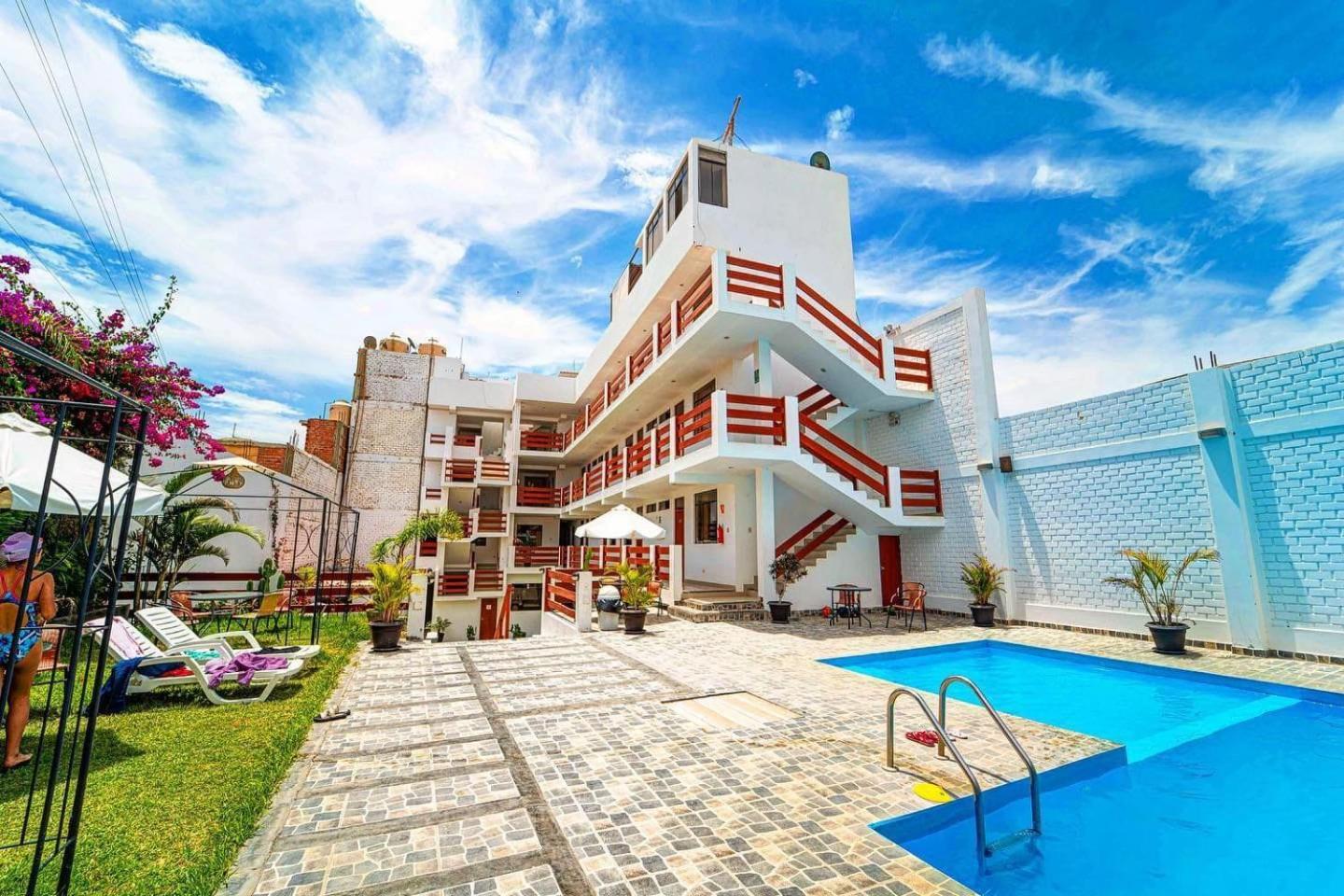 Hotel Residencial Los Frayles Paracas Exterior foto